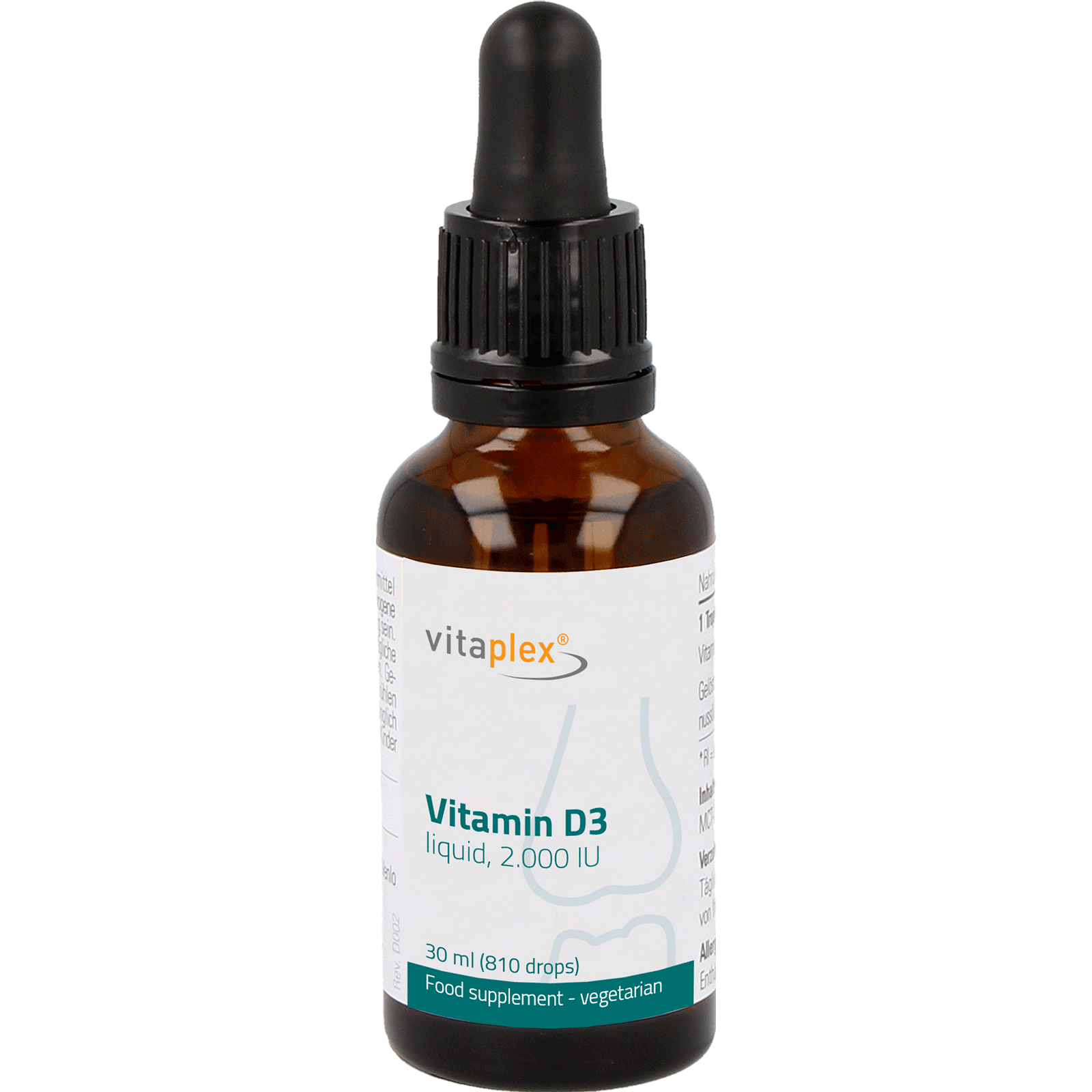 Vitamin D3 liquid, 2.000 IU / drop - littlehealthstore