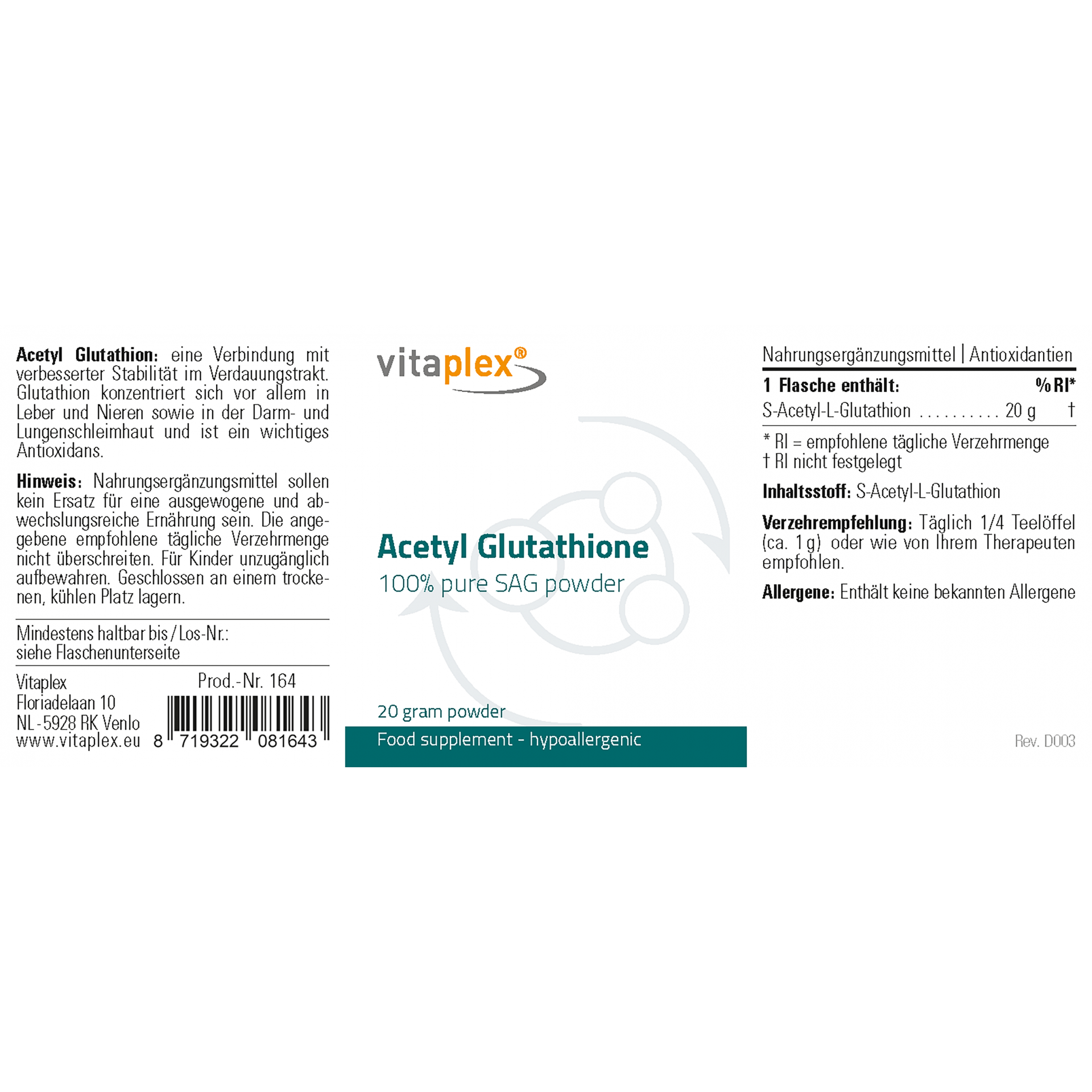 Acetyl Glutathion Powder - littlehealthstore