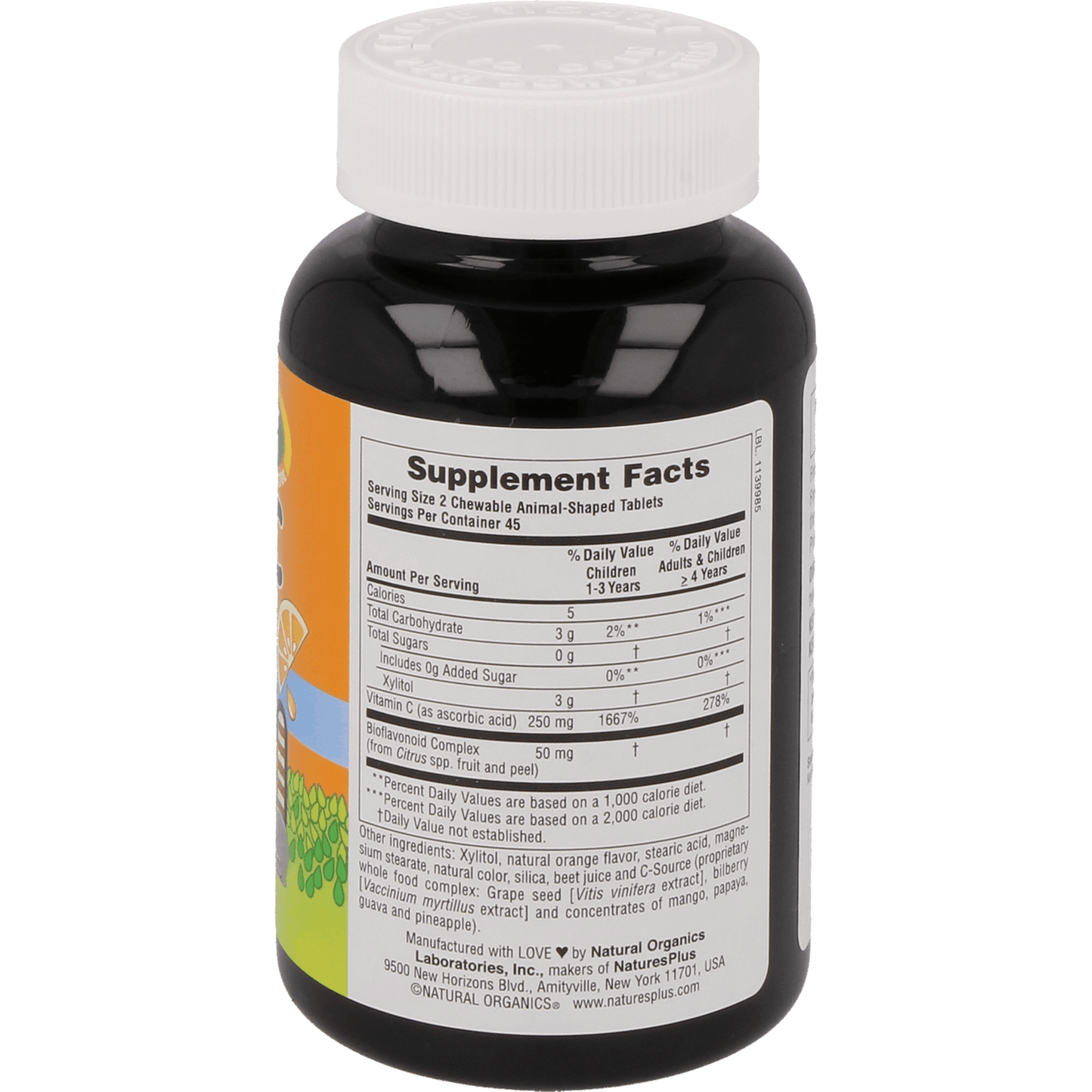 Animal Parade® Vitamin C, 125 mg - littlehealthstore