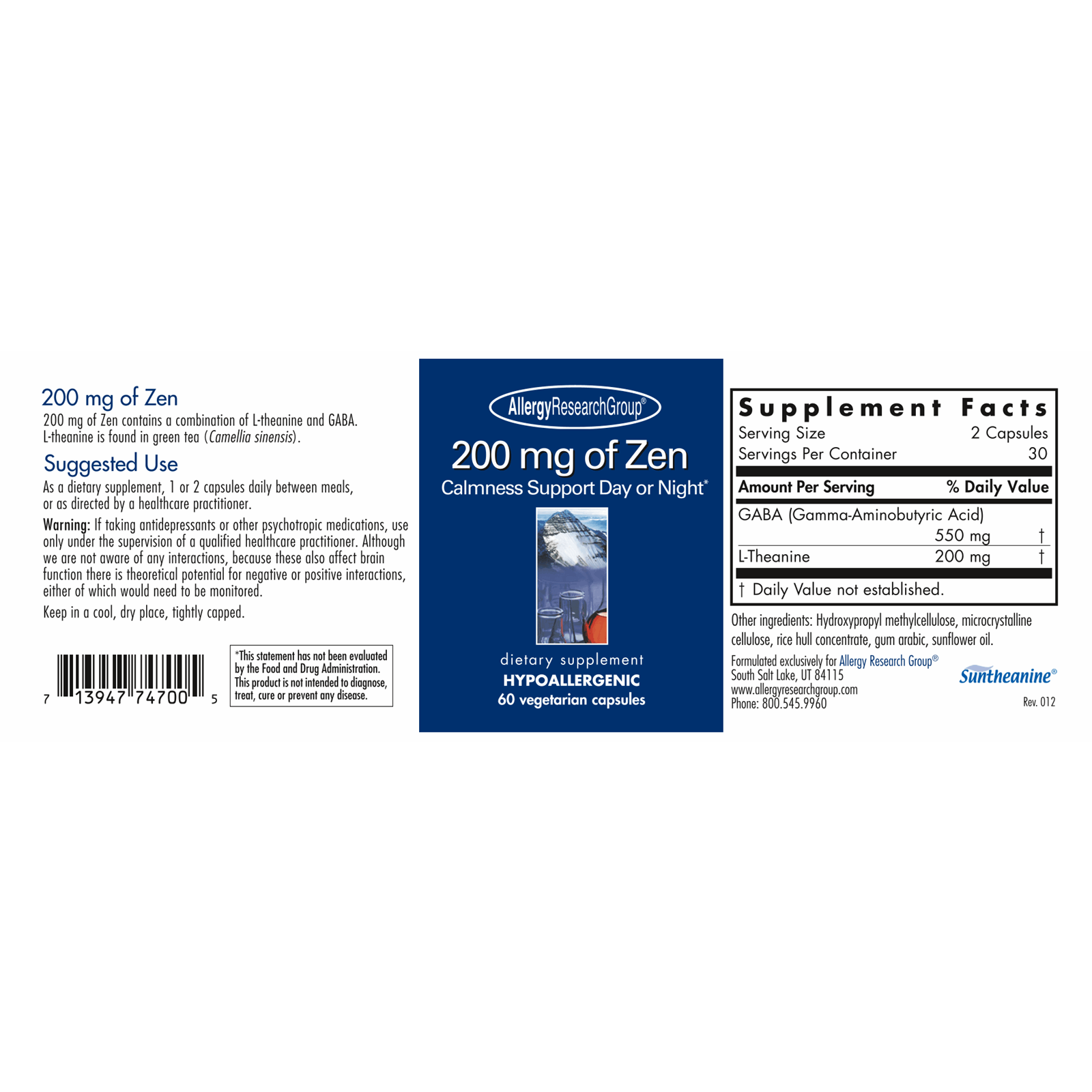 200 mg of Zen - littlehealthstore